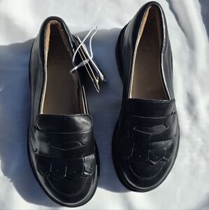 Zara Kids Black Moccasins
